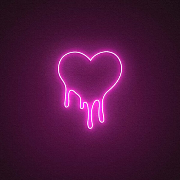 Floral Heart Neon Sign For Couples (Free Shipping in India)✨️ - Image 3