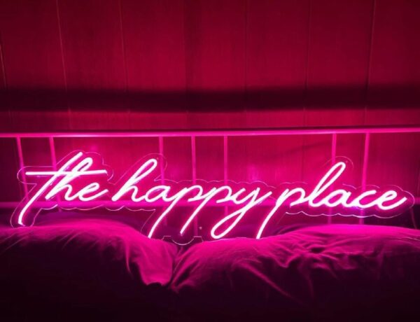 The Happy Place Neon Sign