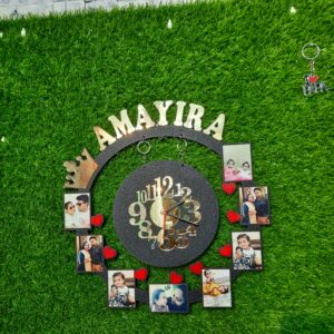 Customised wall clock with name