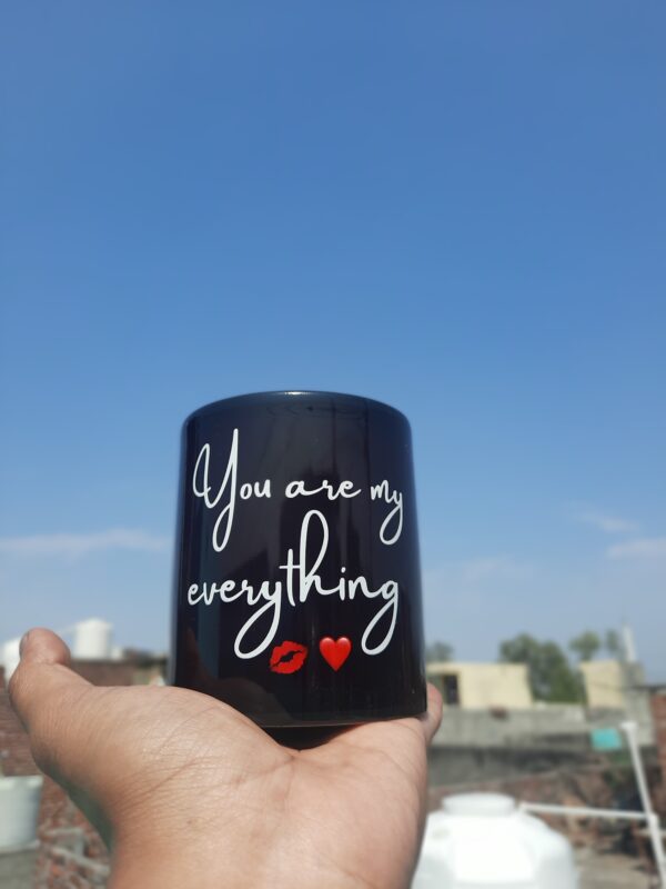 Customized Black Photo Mug