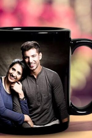 Customized Black Photo Mug